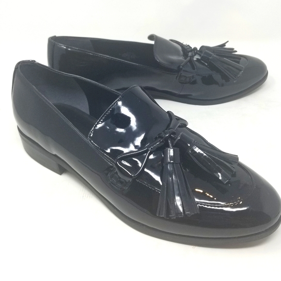Marc Fisher Other - Marc Fisher Black Patent Women's Loafers Flats